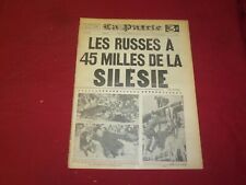 1945 JANUARY 16 LA PATRIE NEWSPAPER-LES RUSSES A 45 MILLES DE LA SILESIE-FR 1799 picture