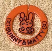 Showa retro Sanrio bunny & matty clip #b90e50 picture