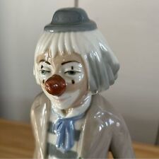Casades Spain Porcelain Clown Figurine 11” picture