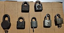 Vintage american lock company series 10 Key& Yale Towne Padlock LOT OF 7  picture