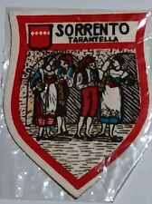 Vintage SORRENTO ITALY - Sew On Cloth Patch TARANTELLA picture