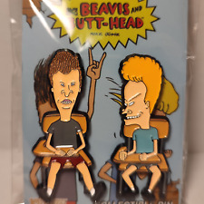 Beavis and Butthead Enamel Pins Set Official Authentic Cartoon Collectibles picture