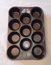 VINTAGE WAGNER WARE GRISWOLD MOLD, CAST IRON MUFFIN CIRCA 1960'S SEE PICTURES picture