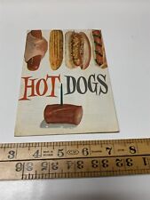 1955 Hot Dogs Women's Day Magazine Kitchens Cook Booklet.  picture