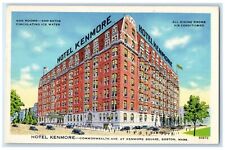 1938 Exterior View Hotel Kenmore Building Boston Massachusetts Vintage Postcard picture
