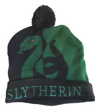 Harry Potter OFFICIAL Hogwarts House Slytherin Beanie Hat Cap Winter Knit ADULT picture