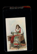 SEWING Victorian Trade Card 1894 Singer Machine WURTEMBURG picture