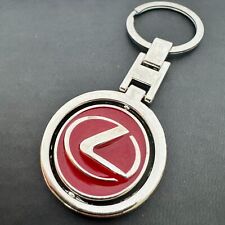 LEXUS Keychain - Logo Rotates on an Axis Unique Design RED picture