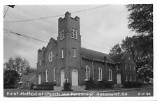 GA~GEORGIA~HAZLEHURST~FIRST METHODIST CHURCH & PARSONAGE~REAL PHOTO~RPPC picture
