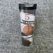 Starbucks 2012 Plastic Insulated Pikes Place Numbers 16 oz Travel Tumbler Brown picture