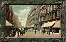 Tuck Birmingham England Street Scene Frame Border c1910 Vintage Postcard picture