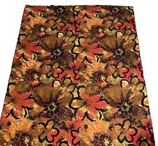 NWT Vintage FALLANI & COHN 50”X 70” 1970s Bold Floral Tablecloth Belgian Linen picture