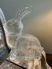 Vintage Glass Bunny/Rabbit Candy Dispenser picture