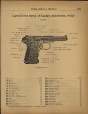 1909 PAPER AD Component Parts Repair Savage Automatic Pistol 32 Caliber  picture
