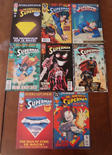 LOT OF 8 SUPERMAN COMIC BOOKS VARIOUS TITLES DC MODERN AGE  NICE GROUP Z2644 picture