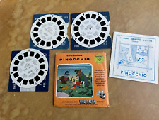 Pinocchio Three Dimension  view-master 3 Reels Packet picture