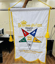 CUSTOMIZED MASONIC ORDER OF EASTERN STAR BANNER WITH CORD SIZE 30 