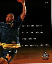 1996 Foot Locker NIKE Athletic Clothes JUWAN HOWARD Vintage Print Ad picture