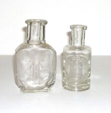 Pair of Antique Herman Tappan New York Small Perfume Bottles picture
