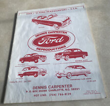 Dennis Carpenter FORD Reproductions 1949/51 Catalog Hot Rods Rat Rods  10-C 1983 picture