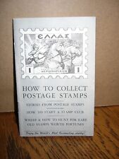HOW TO COLLECT POSTAGE STAMPS BOOKLET Littleton Stamp Co. 1972 USA picture