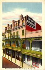 Vintage Postcard- Antoine's Restaurant, 713 St. Louis St., New Orleans unposted picture
