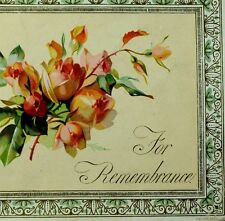 1870's-80's Lovely Valentine Poem Posies Marcus Ward Victorian Card *B picture