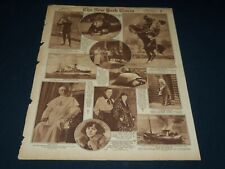 1923 JUNE 3 NEW YORK TIMES PICTURE SECTION NO. 5 & 6 - POPE PIUS XI - NT 8881 picture