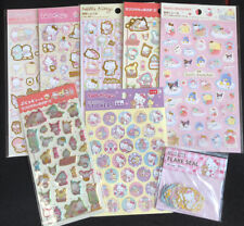 HELLO KITTY Daiso Sticker 8 piece set New Sanrio  Characters Kuromi Cinnamoroll picture