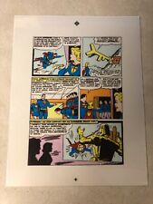 ACTION #273 ACETATE ART 1961 SUPERMAN SUPERGIRL ROBOTS FORTRESS OF SOLITUDE picture