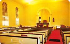 Jacksonville, AL Alabama  PRESBYTERIAN CHURCH~Interior  CALHOUN COUNTY  Postcard picture