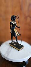 Guardian of King Tutankhamun Statue from Egyptian Stone with Scepter picture