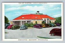 The Hot Shoppes Restaurants, Washington Baltimore Philadelphia Vintage Postcard picture