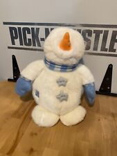 Sparkly Soft Fur Snowman Heritage Collection By Ganz Christmas Stuffed Plush Toy picture