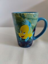  Disney Mug Little Mermaid Flounder I’m Not a Guppy Fish Mug Cup Tall 10 Oz picture