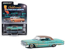 1963 Chevrolet Impala Lowrider Teal Patina (Rusted) with Brown Top and Teal picture