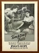 1985 ABC TV Ryan's Hope Vintage Print Ad/Poster 80s Retro Soap Opera Art Décor  picture