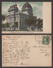 1910 Illinois Postcard – Rockford – Winnebago County Court House picture