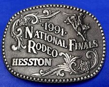 1991 National Final Rodeo Belt Buckle Adult  picture