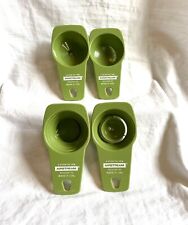 Vtg Airstream Promotional Kitchen Pal Avocado Grn Plastic Set Of 4 Kitchen Tools picture
