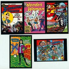 Vintage Art DC Comics 5 Post Card Lot ~ Wonder Woman Sensation Comics #1 + picture