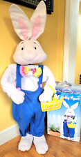36” Kmart Standing Easter Bunny Rabbit Boy Blue Greeter Egg Hunt Parade Decor picture