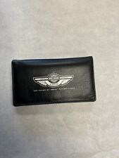 Harley Davidson 100th Anniversary Leather Tri Fold Wallet  picture