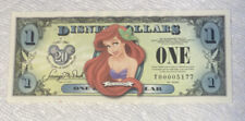 2007-T Block. $1 Disney Dollar. Disney Store. Ariel. CU. From Original Pack picture