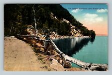 Bristol NH-New Hampshire, The Ledges, Newfound Lake, c1914 Vintage Postcard picture