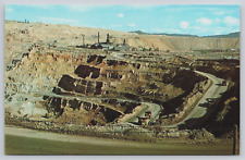 Berkeley Pit Butte Montana MT Trucks Headframe Mine Shaft Landscape Postcard D2 picture