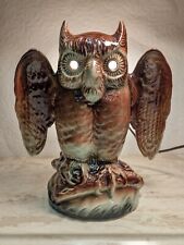 Owl Lamp Vintage Mid Century Modern Harry Potter Howard Kron Ceramic Retro  picture