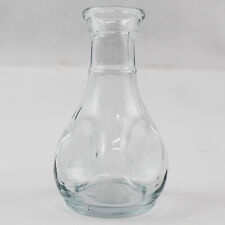 Vintage Libby Mini Clear Glass Bottle Bud Vase Pinch Bottle 3.5 Inch Crafts picture