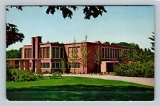 Elsah IL, Principia College, Marshall Brooks Library, Illinois Vintage Postcard picture