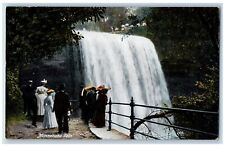 Minneapolis Minnesota Postcard Minehaha Falls Exterior View 1910 Vintage Antique picture